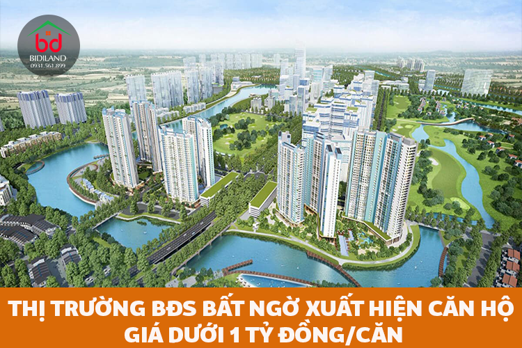 Thị trường BĐS bất ngờ xuất hiện căn hộ giá dưới 1 tỉ đồng/căn