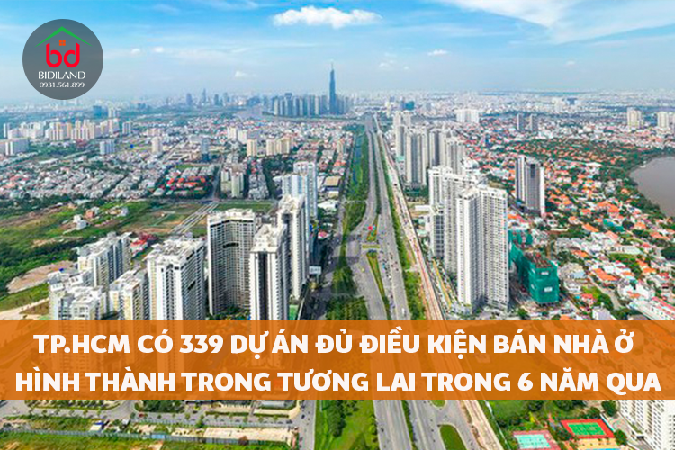 TP.HCM có 339 dự án đủ điều kiện bán nhà ở hình thành trong tương lai trong 6 năm qua