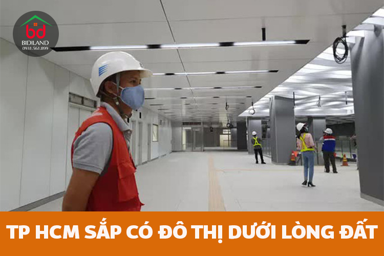 TP HCM sắp có đô thị dưới lòng đất