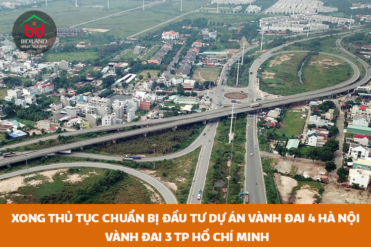 Xong thủ tục chuẩn bị đầu tư đường Vành đai 4 Hà Nội, Vành đai 3 TPHCM