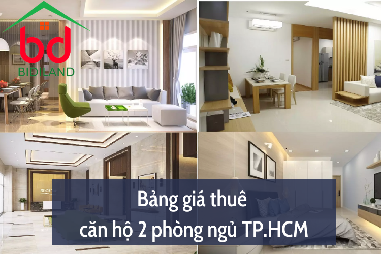 Bảng giá thuê căn hộ 2 phòng ngủ TP.HCM