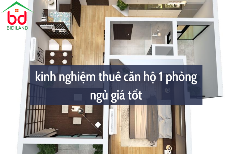 Kinh nghiệm thuê căn hộ 1 phòng ngủ giá tốt