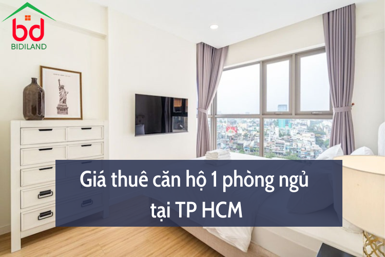 Giá thuê căn hộ 1 phòng ngủ tại TP HCM