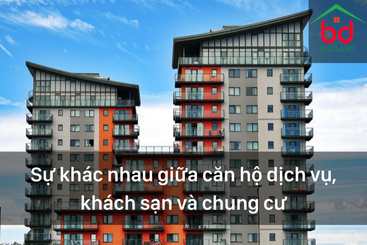 Sự khác nhau giữa căn hộ dịch vụ, khách sạn và chung cư